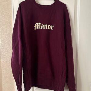 Burgundy Manor Sweater